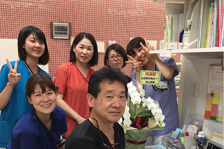 看護師チームの集合写真